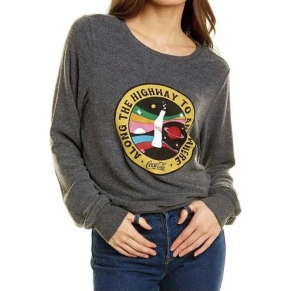 Wildfox Coca-Cola ‘Along the Highway’ Gray Size Large NWT MSRP $98